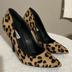 Steve Madden leopard print heels